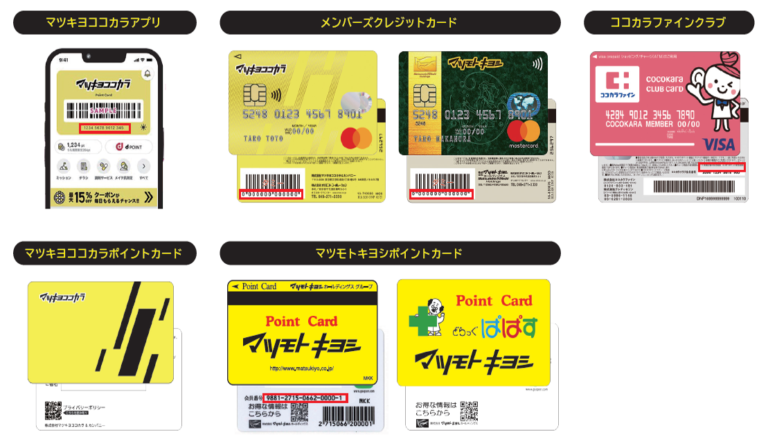 店舗やオンラインストアで利用できるポイントカードにはどのような種類 